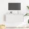 vidaXL - Wandkast - 80x30x35 - cm - massief - grenenhout - wit