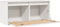 vidaXL - Wandkast - 80x30x35 - cm - massief - grenenhout - wit