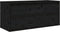 vidaXL - Wandkast - 80x30x35 - cm - massief - grenenhout - zwart
