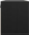 vidaXL - Wandkast - 80x30x35 - cm - massief - grenenhout - zwart