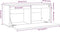 vidaXL - Wandkast - 80x30x35 - cm - massief - grenenhout - zwart