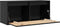 vidaXL - Wandkast - 80x30x35 - cm - massief - grenenhout - zwart