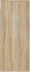vidaXL - Wandkast - 80x33x80 - cm - bewerkt - hout - sonoma - eikenkleurig