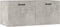 vidaXL - Wandkast - 80x35x36,5 - cm - bewerkt - hout - betongrijs