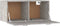 vidaXL - Wandkast - 80x35x36,5 - cm - bewerkt - hout - betongrijs
