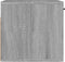 vidaXL - Wandkast - 80x35x36,5 - cm - bewerkt - hout - betongrijs