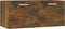 vidaXL - Wandkast - 80x35x36,5 - cm - bewerkt - hout - gerookt - eikenkleurig
