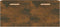 vidaXL - Wandkast - 80x35x36,5 - cm - bewerkt - hout - gerookt - eikenkleurig