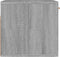 vidaXL - Wandkast - 80x35x36,5 - cm - bewerkt - hout - grijs - sonoma - eikenkleurig