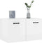 vidaXL - Wandkast - 80x35x36,5 - cm - bewerkt - hout - hoogglans - wit