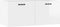vidaXL - Wandkast - 80x35x36,5 - cm - bewerkt - hout - hoogglans - wit