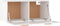 vidaXL - Wandkast - 80x35x36,5 - cm - bewerkt - hout - hoogglans - wit