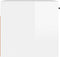 vidaXL - Wandkast - 80x35x36,5 - cm - bewerkt - hout - hoogglans - wit