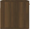 vidaXL - Wandkast - 80x35x36,5 - cm - bewerkt - hout - bruineikenkleurig