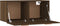 vidaXL - Wandkast - 80x35x36,5 - cm - bewerkt - hout - bruineikenkleurig
