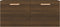 vidaXL - Wandkast - 80x35x36,5 - cm - bewerkt - hout - bruineikenkleurig