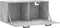 vidaXL - Wandkast - 80x36,5x35 - cm - bewerkt - hout - betongrijs