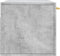 vidaXL - Wandkast - 80x36,5x35 - cm - bewerkt - hout - betongrijs
