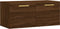 vidaXL - Wandkast - 80x36,5x35 - cm - bewerkt - hout - bruin - eikenkleur