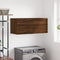 vidaXL - Wandkast - 80x36,5x35 - cm - bewerkt - hout - bruin - eikenkleur