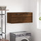 vidaXL - Wandkast - 80x36,5x35 - cm - bewerkt - hout - bruin - eikenkleur