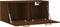 vidaXL - Wandkast - 80x36,5x35 - cm - bewerkt - hout - bruin - eikenkleur