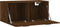 vidaXL - Wandkast - 80x36,5x35 - cm - bewerkt - hout - bruin - eikenkleur