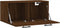 vidaXL - Wandkast - 80x36,5x35 - cm - bewerkt - hout - bruin - eikenkleur