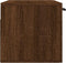 vidaXL - Wandkast - 80x36,5x35 - cm - bewerkt - hout - bruin - eikenkleur
