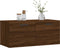 vidaXL - Wandkast - 80x36,5x35 - cm - bewerkt - hout - bruin - eikenkleur