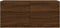 vidaXL - Wandkast - 80x36,5x35 - cm - bewerkt - hout - bruin - eikenkleur