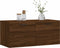 vidaXL - Wandkast - 80x36,5x35 - cm - bewerkt - hout - bruin - eikenkleur
