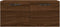 vidaXL - Wandkast - 80x36,5x35 - cm - bewerkt - hout - bruin - eikenkleur