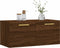 vidaXL - Wandkast - 80x36,5x35 - cm - bewerkt - hout - bruin - eikenkleur