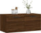 vidaXL - Wandkast - 80x36,5x35 - cm - bewerkt - hout - bruin - eikenkleur