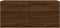 vidaXL - Wandkast - 80x36,5x35 - cm - bewerkt - hout - bruin - eikenkleur