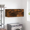 vidaXL - Wandkast - 80x36,5x35 - cm - bewerkt - hout - gerookt - eikenkleurig