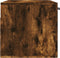 vidaXL - Wandkast - 80x36,5x35 - cm - bewerkt - hout - gerookt - eikenkleurig