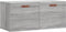 vidaXL - Wandkast - 80x36,5x35 - cm - bewerkt - hout - grijs - sonoma - eikenkleurig