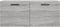 vidaXL - Wandkast - 80x36,5x35 - cm - bewerkt - hout - grijs - sonoma - eikenkleurig