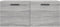 vidaXL - Wandkast - 80x36,5x35 - cm - bewerkt - hout - grijs - sonoma - eikenkleurig