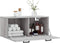 vidaXL - Wandkast - 80x36,5x35 - cm - bewerkt - hout - grijs - sonoma - eikenkleurig