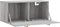 vidaXL - Wandkast - 80x36,5x35 - cm - bewerkt - hout - grijs - sonoma - eikenkleurig