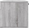 vidaXL - Wandkast - 80x36,5x35 - cm - bewerkt - hout - grijs - sonoma - eikenkleurig