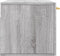 vidaXL - Wandkast - 80x36,5x35 - cm - bewerkt - hout - grijs - sonoma - eikenkleurig