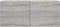 vidaXL - Wandkast - 80x36,5x35 - cm - bewerkt - hout - grijs - sonoma - eikenkleurig