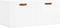 vidaXL - Wandkast - 80x36,5x35 - cm - bewerkt - hout - hoogglans - wit