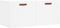 vidaXL - Wandkast - 80x36,5x35 - cm - bewerkt - hout - wit