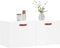 vidaXL - Wandkast - 80x36,5x35 - cm - bewerkt - hout - wit