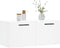 vidaXL - Wandkast - 80x36,5x35 - cm - bewerkt - hout - wit